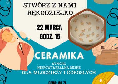 Stwórz z nami rękodziełko - ceramiczna miska
