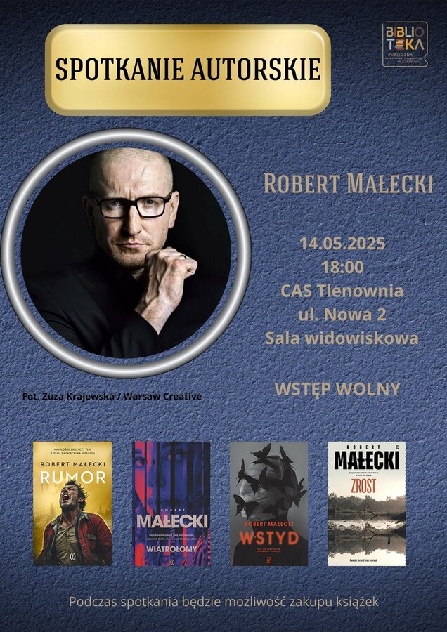 Spotkanie autorskie - Robert Małecki