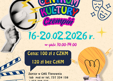 Ferie z Centrum Kultury Czempiń