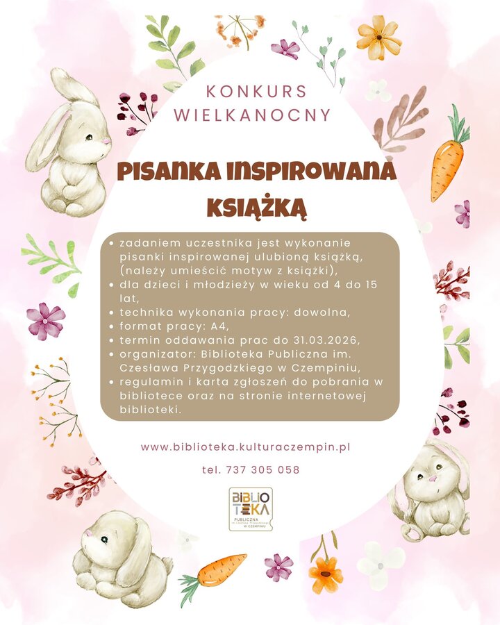 Konkurs Wielkanocny - Pisanka inspirowana książką