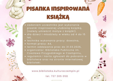Konkurs Wielkanocny - Pisanka inspirowana książką
